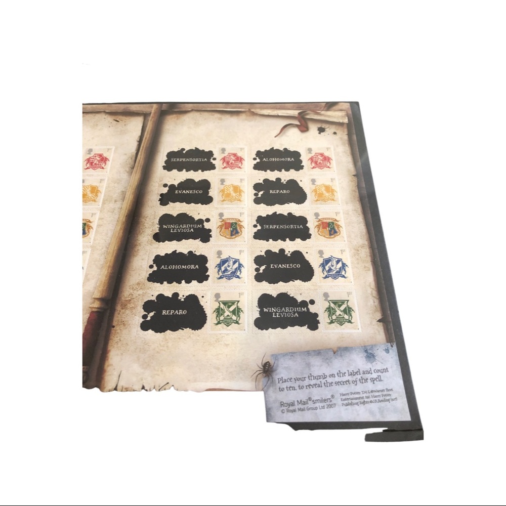 Limited edition, Harry Potter, Royal Mail Smilers / Stamps